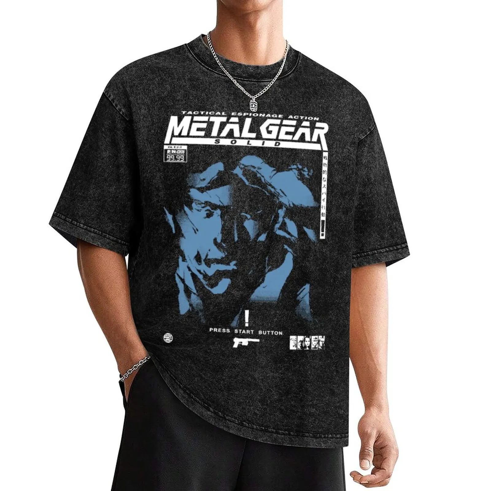 METAL GEAR SOLID Solid Snake Metal Gear T-Shirt cute tops sweat street wear new gifts and t-shirts t shirt men 100℅ cotton
METAL GEAR SOLID Solid Snake Metal Gear T-Shirt cute tops sweat street wear new gifts and t-shirts t shirt men 100℅ cotton