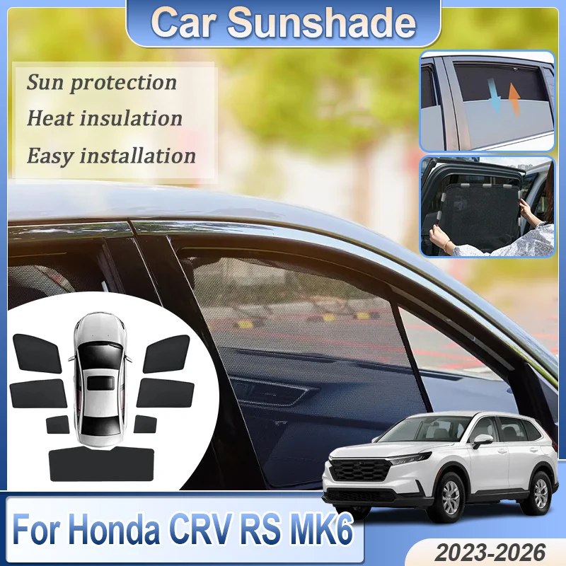 For Honda CR-V Accessories CRV RS MK6 2023 2024 2025 2026 Magnetic Anti-Mosquito Sunshade UV Protector Privacy Window Curtain
For Honda CR-V Accessories CRV RS MK6 2023 2024 2025 2026 Magnetic Anti-Mosquito Sunshade UV Protector Privacy Window Curtain