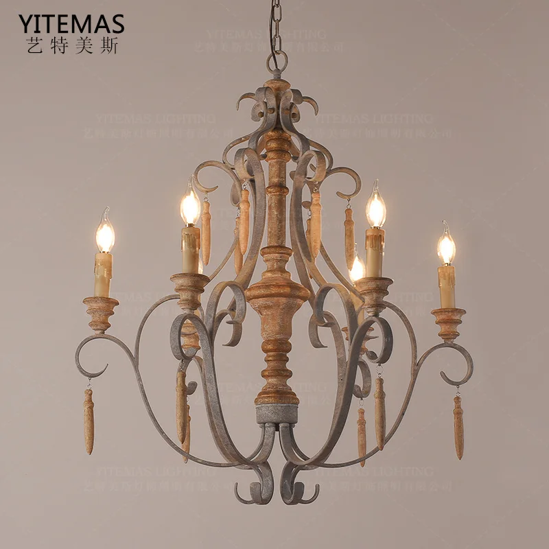 American Retro Industrial Style Chandelier Solid Wood Old Living Room Bedroom Clothing Store Bar Decoration Candle Chandelier
American Retro Industrial Style Chandelier Solid Wood Old Living Room Bedroom Clothing Store Bar Decoration Candle Chandelier