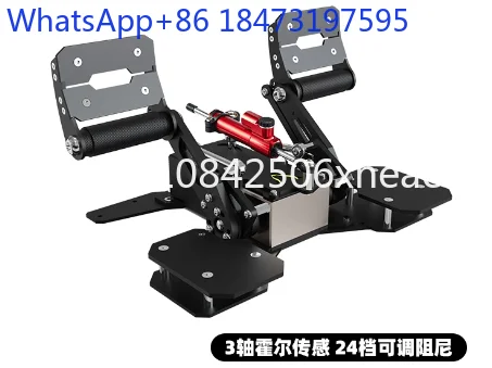 Raptor All-Metal Flight Sim Rudder Pedals with Hall Sensor & Toe Brakes
Raptor All-Metal Flight Sim Rudder Pedals with Hall Sensor & Toe Brakes