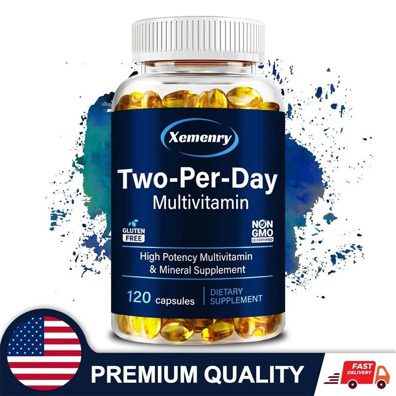 Two-Per-Day Multivitamin - Supports Bone & Immune Health, Boosts Energy, Improves Absorption, Antioxidant, Gluten-free, Non-GMO
Two-Per-Day Multivitamin - Supports Bone & Immune Health, Boosts Energy, Improves Absorption, Antioxidant, Gluten-free, Non-GMO