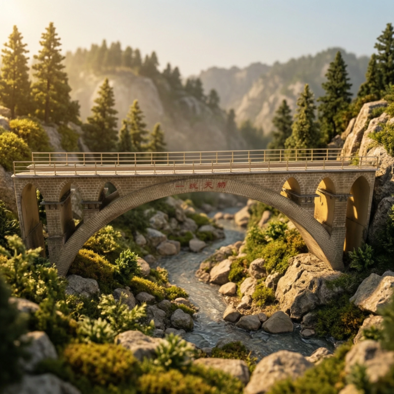 Arched Bridge Model with Instructions Plastic and Cardboard HO Scale Bridge Kit 1:87 Assembly Required for Modelers
Arched Bridge Model with Instructions Plastic and Cardboard HO Scale Bridge Kit 1:87 Assembly Required for Modelers