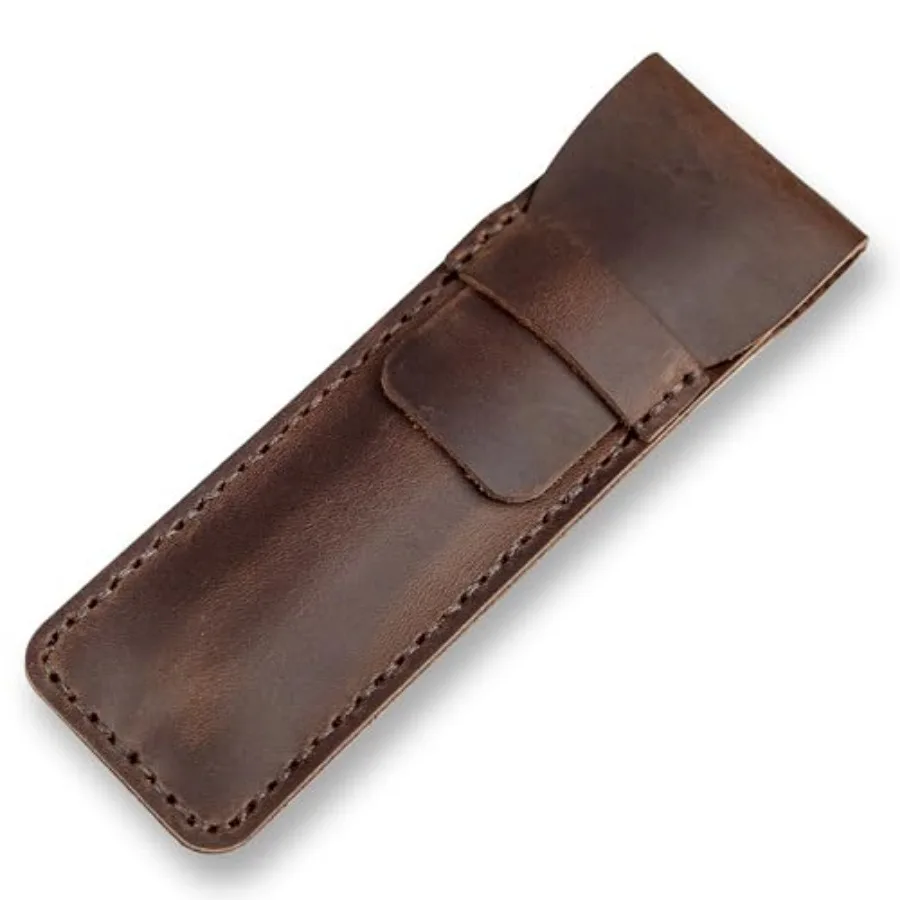 Genuine Leather Pen Case Holder Fountain Multi Pens Pouch Pen Protective Sleeve Cover
Genuine Leather Pen Case Holder Fountain Multi Pens Pouch Pen Protective Sleeve Cover