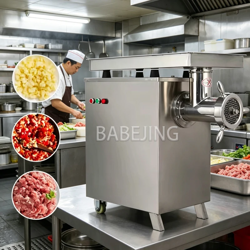 Electric Commercial Stainless Steel Meat Grinder for Kitchen Fresh Strong Beef Freshness Commercial Grade Meat Grinder
Electric Commercial Stainless Steel Meat Grinder for Kitchen Fresh Strong Beef Freshness Commercial Grade Meat Grinder