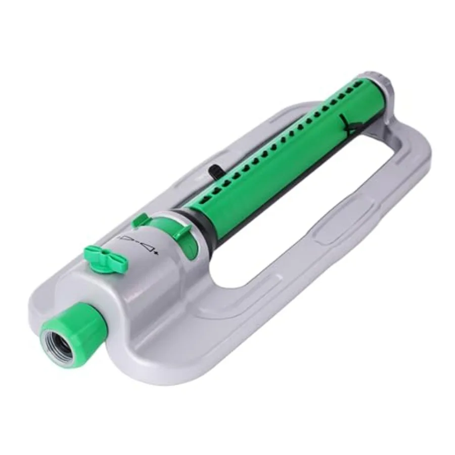 Heavy Duty Oscillating Sprinkler with Stable Metal Base 18 Durable Nozzles Adjustable Flow Width Coverage Lawn Sprinkler Garden
Heavy Duty Oscillating Sprinkler with Stable Metal Base 18 Durable Nozzles Adjustable Flow Width Coverage Lawn Sprinkler Garden