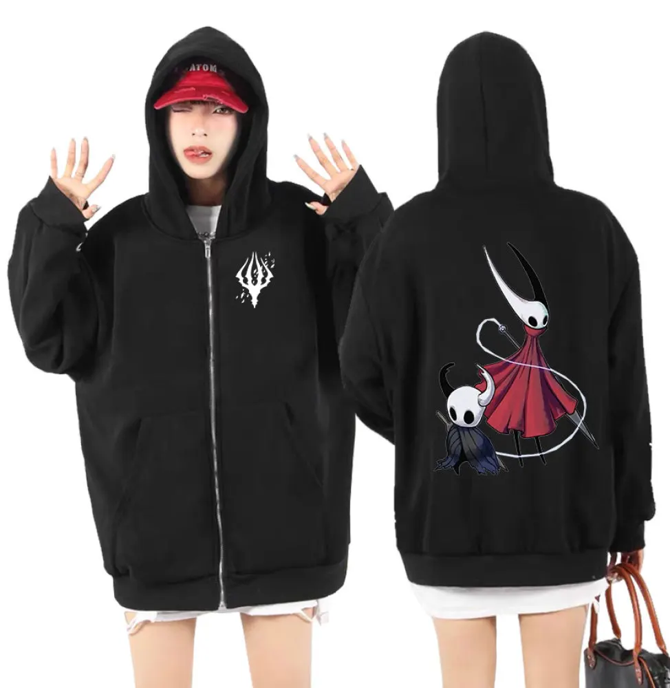 Game Hollow Knight Graphic Zipper Hoodie Men Women Vintage Pullover Coats Zip Up Sweatshirt Fashion Oversized Clothing Hoodies
Game Hollow Knight Graphic Zipper Hoodie Men Women Vintage Pullover Coats Zip Up Sweatshirt Fashion Oversized Clothing Hoodies