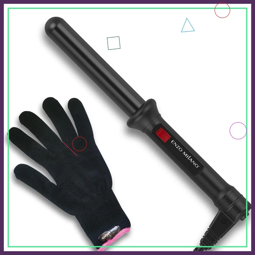 25mm (1 Inch) Clipless Ceramic Curling Iron / Curling Wand for Long-Lasting Waves
25mm (1 Inch) Clipless Ceramic Curling Iron / Curling Wand for Long-Lasting Waves