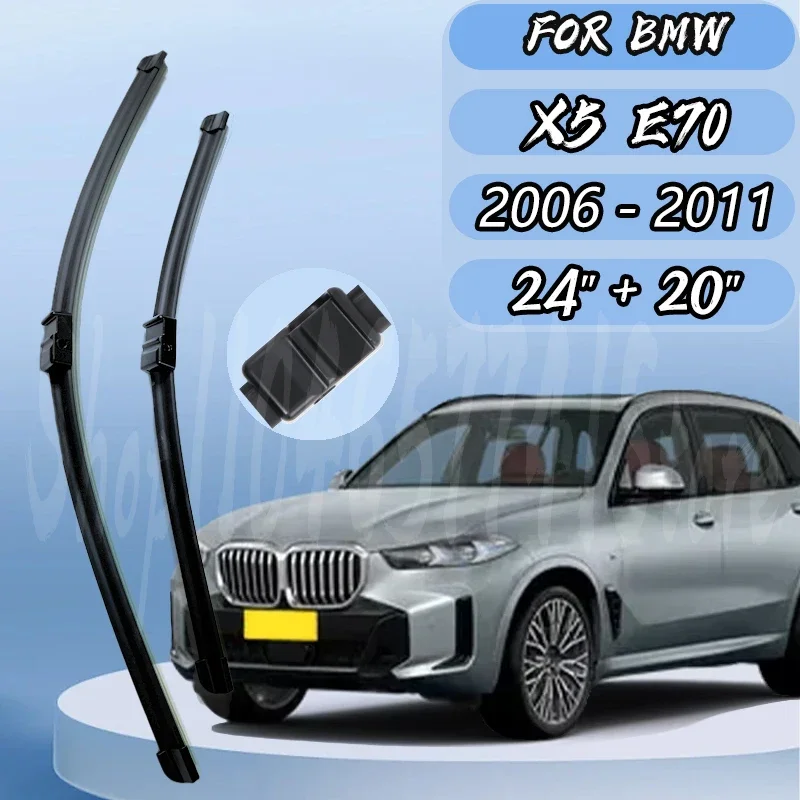 For BMW X5 E70 2006 - 2011 Windshield Windscreen Window Brushes 24"+20" Front Blades Set Silent upgrade
For BMW X5 E70 2006 - 2011 Windshield Windscreen Window Brushes 24"+20" Front Blades Set Silent upgrade