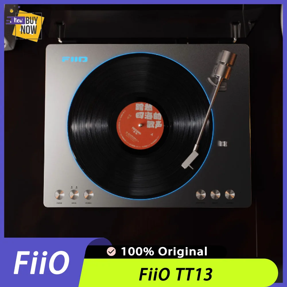 FiiO TT13 Vintage Vinyl Record Player Fully Automatic Wireless Audiophile Turntable player Hifi Sound Stereo Gifts
FiiO TT13 Vintage Vinyl Record Player Fully Automatic Wireless Audiophile Turntable player Hifi Sound Stereo Gifts