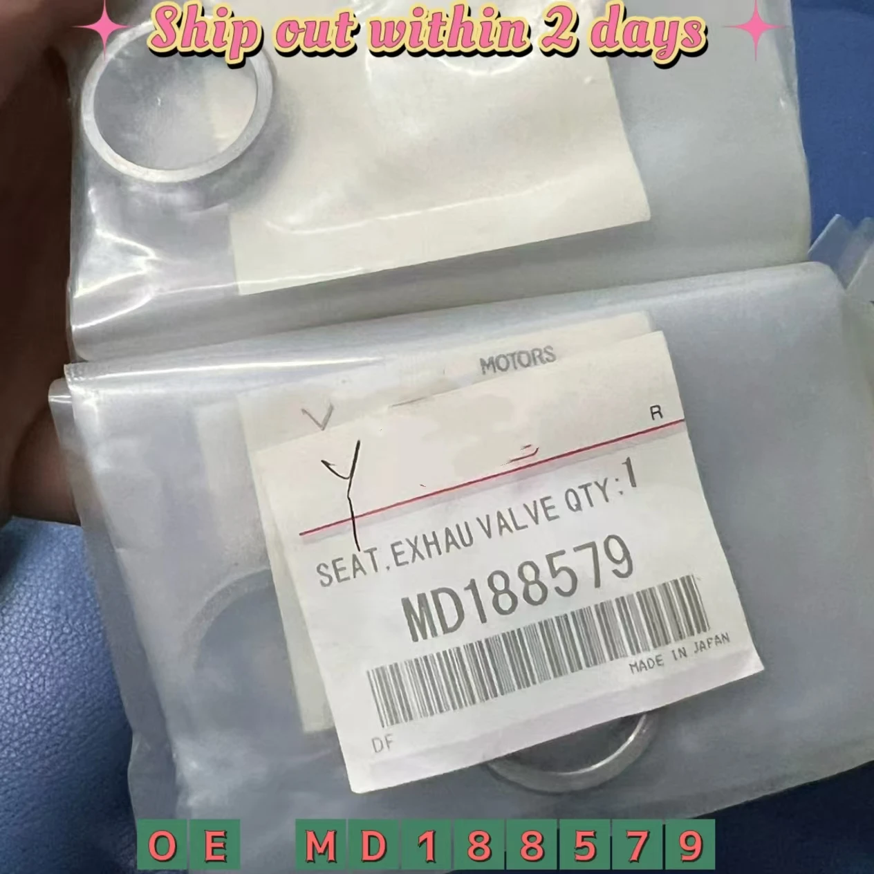 MD188579 Выпускной клапан сиденья 0,30 мм, большой размер для Mitsubishi Galant Outlander L200 L300 ECLIPSE Pajero Montero
MD188579 Выпускной клапан сиденья 0,30 мм, большой размер для Mitsubishi Galant Outlander L200 L300 ECLIPSE Pajero Montero