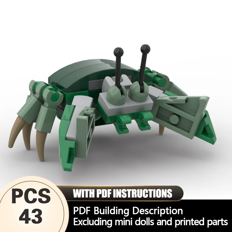Creators Animal Series Model MOC Building Bricks Crab Modular Technology Gifts Holiday Assemble Children Toys Suit
Creators Animal Series Model MOC Building Bricks Crab Modular Technology Gifts Holiday Assemble Children Toys Suit