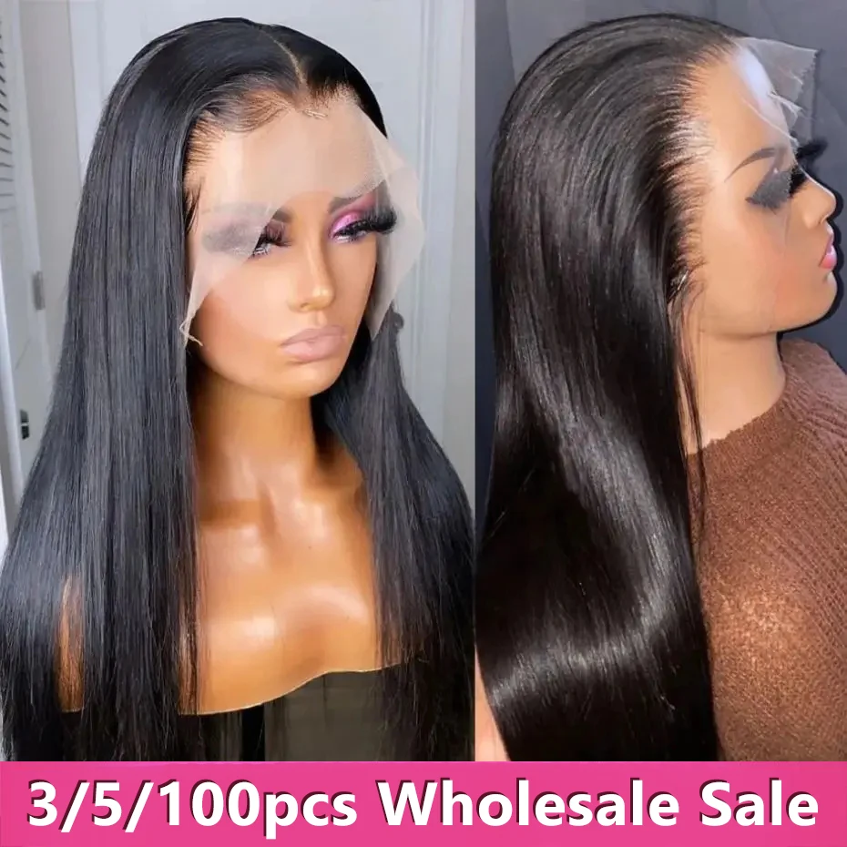Wholesale Bone Straight 13x4 13x6 Brazilian HD Transparent Lace Front Wigs Human Hair Pre Plucked 4X4 Lace Closure Wig For Women
Wholesale Bone Straight 13x4 13x6 Brazilian HD Transparent Lace Front Wigs Human Hair Pre Plucked 4X4 Lace Closure Wig For Women