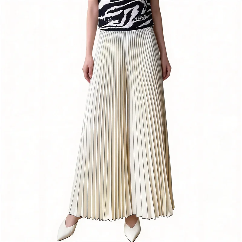 Miyake Pleated Wide-leg Pants 2026 New High-waisted Versatile Loose Drape Vertical Pleated Casual Pants for Women
Miyake Pleated Wide-leg Pants 2026 New High-waisted Versatile Loose Drape Vertical Pleated Casual Pants for Women
