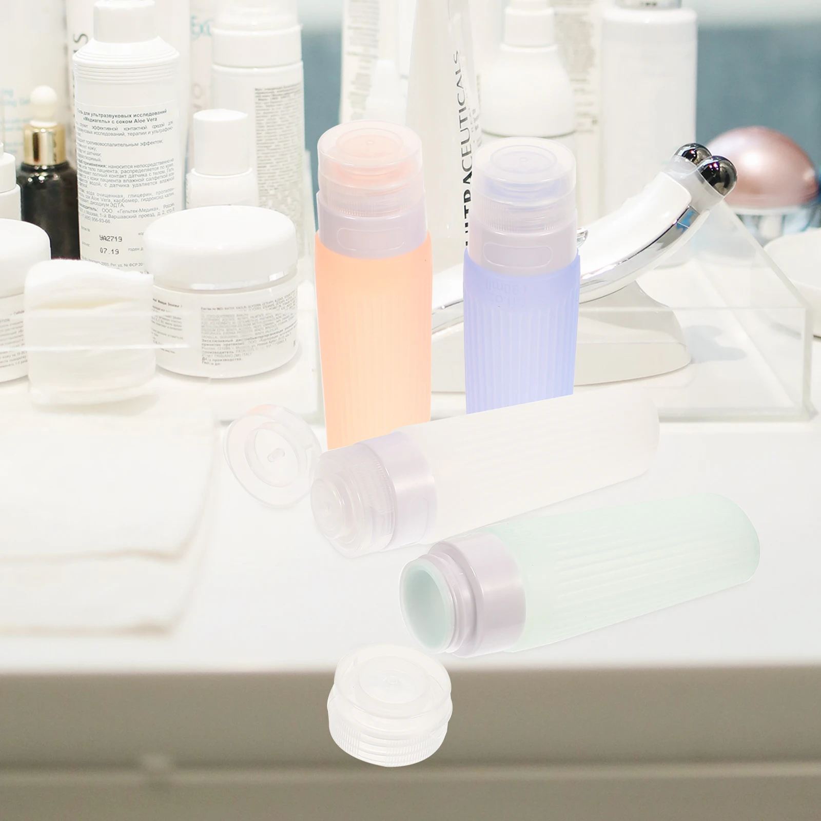 4 Pcs Bottle Set Travel Size Lotion Containers Shampoo Portable Toiletries Compact Silica Gel
4 Pcs Bottle Set Travel Size Lotion Containers Shampoo Portable Toiletries Compact Silica Gel