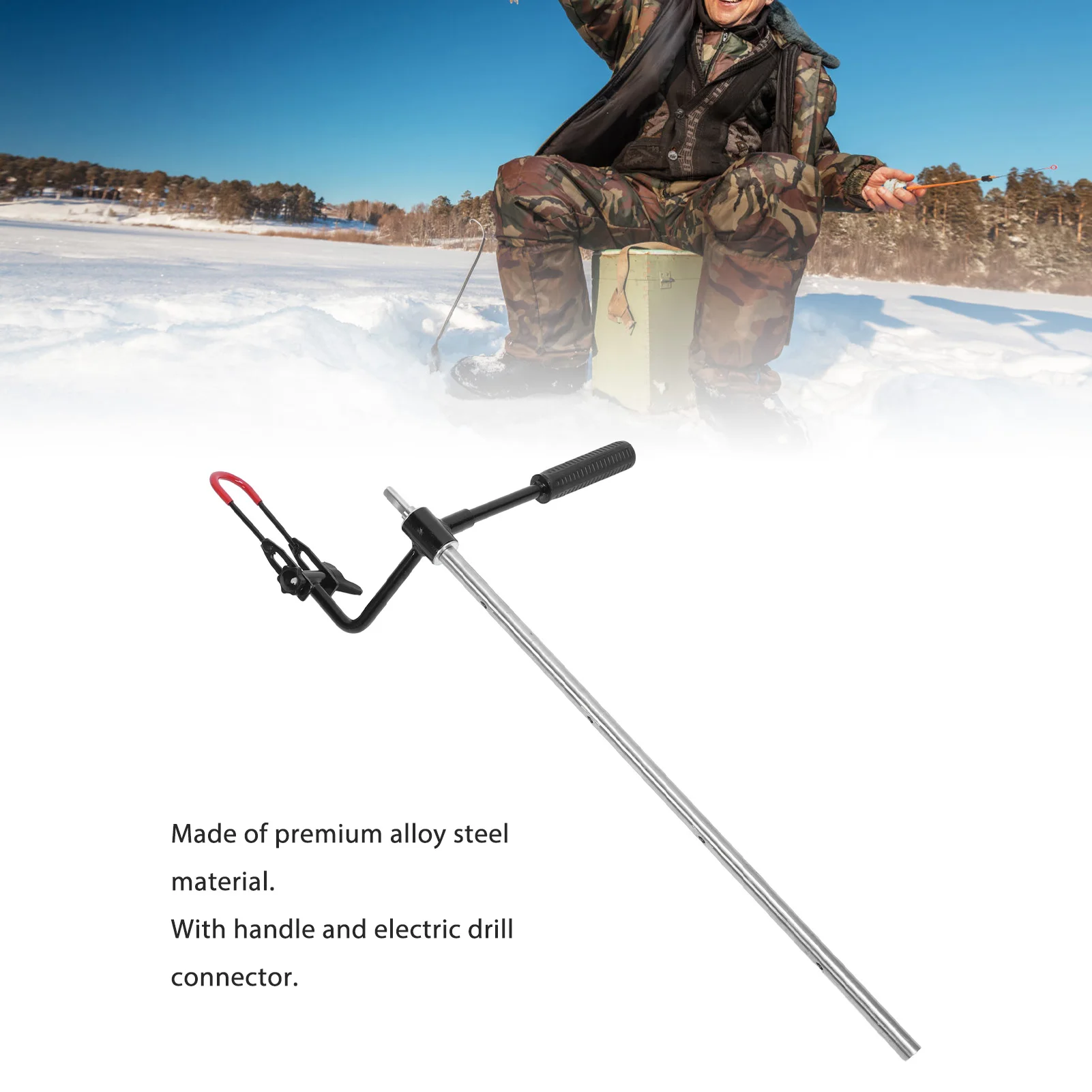 Ice Drill Auger Extension Rod Ice Drill Auger Extension Rod Alloy Steel 70cm Ice Drilling Tool for Fishing Outdoor
Ice Drill Auger Extension Rod Ice Drill Auger Extension Rod Alloy Steel 70cm Ice Drilling Tool for Fishing Outdoor