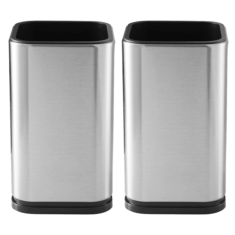 2X Stainless Steel Kitchen Utensil Holder, Kitchen Cutlery Storage, Utensil Organizer, Modern Rectangular Design,17X10cm
2X Stainless Steel Kitchen Utensil Holder, Kitchen Cutlery Storage, Utensil Organizer, Modern Rectangular Design,17X10cm