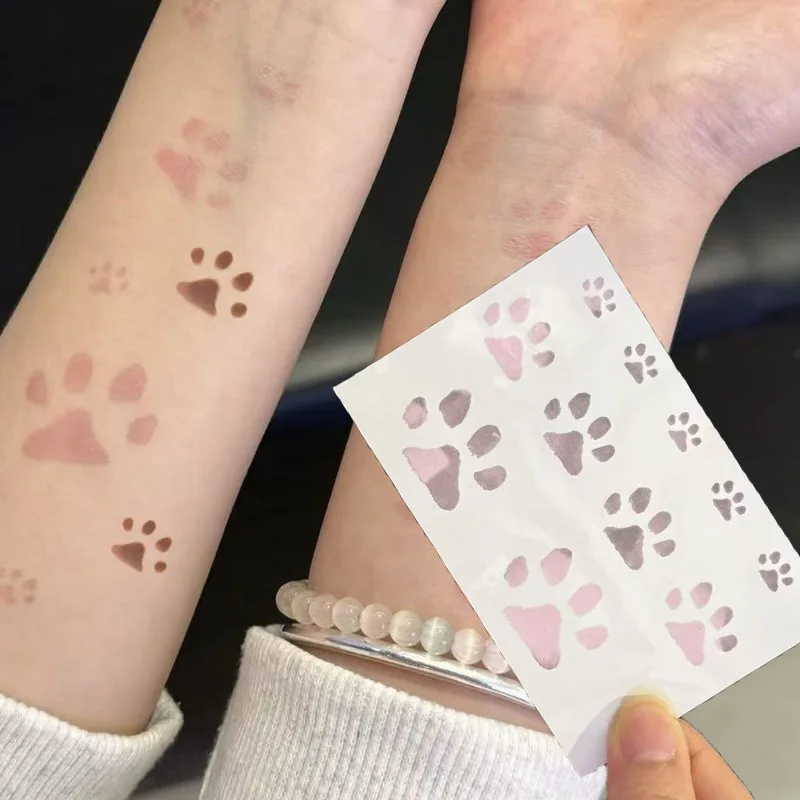 5-50pcs Waterproof Temporary Sensitive Tattoo Stickers for Arm Body Arts Thermal Color Changing Cat Paw Temporary Tattoos
5-50pcs Waterproof Temporary Sensitive Tattoo Stickers for Arm Body Arts Thermal Color Changing Cat Paw Temporary Tattoos