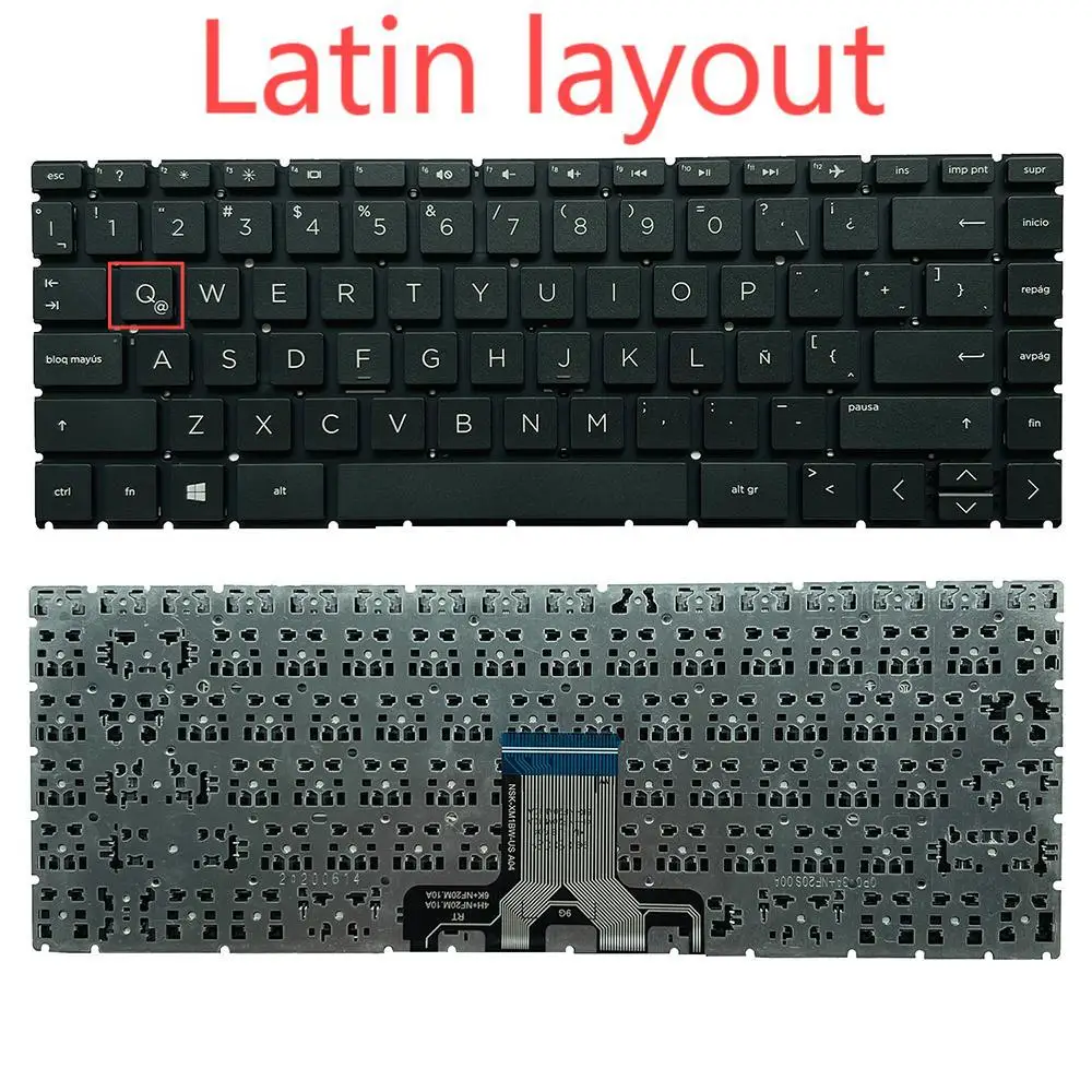 Латинская клавиатура 14-CD для HP 14-CE 14-CF 14-CK 14-CM 14-CC 14-CR 14-DK 14-DG 14-FQ 14-DH 14-CK0001 240/245/246 G7
Латинская клавиатура 14-CD для HP 14-CE 14-CF 14-CK 14-CM 14-CC 14-CR 14-DK 14-DG 14-FQ 14-DH 14-CK0001 240/245/246 G7