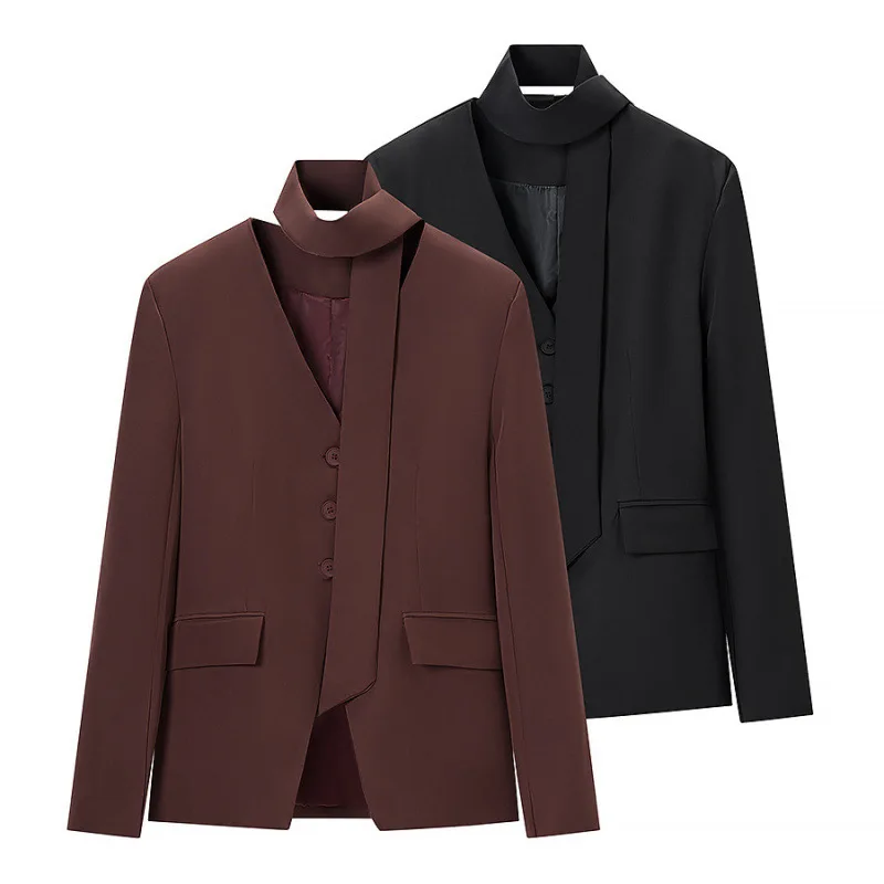 Fashionable Design Women's Suit Jacket Cross-Border Long Sleeve Pure Color Iron-Free Processing for Summer Season
Fashionable Design Women's Suit Jacket Cross-Border Long Sleeve Pure Color Iron-Free Processing for Summer Season