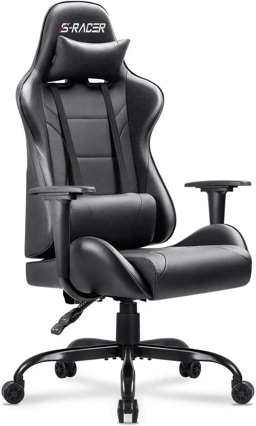 Homall Gaming Chair Computer Office High Back Leather Gamer Desk Chair Ergonomic Adjustable Swivel Racing Chair with Headrest
Homall Gaming Chair Computer Office High Back Leather Gamer Desk Chair Ergonomic Adjustable Swivel Racing Chair with Headrest