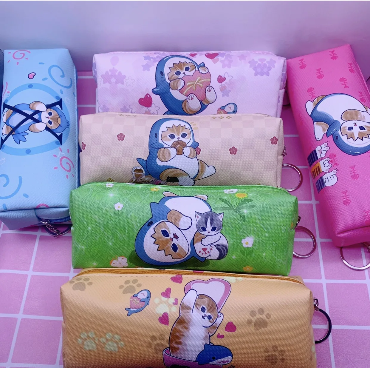Mofusand Shark Cat pencil bag Large capacity elementary school stationery pencil bag Shark cat pencil bag
Mofusand Shark Cat pencil bag Large capacity elementary school stationery pencil bag Shark cat pencil bag