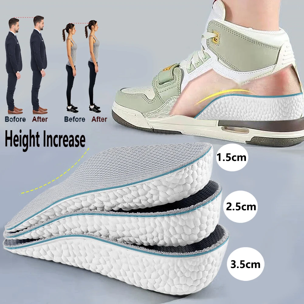 Memory Foam Height Increase Insoles for Man/Woman Arch Support & Heel Lift Insole Breathable Shock Absorption Feet Care Cushion
Memory Foam Height Increase Insoles for Man/Woman Arch Support & Heel Lift Insole Breathable Shock Absorption Feet Care Cushion