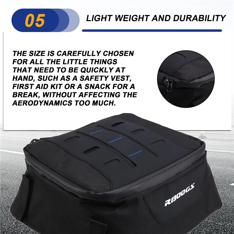 Motorcycle Accessories Top Box Waterproof Travel Tool Bag Top Case Cover Bag For BMW R1300GS R 1300 GS 2023-2024
Motorcycle Accessories Top Box Waterproof Travel Tool Bag Top Case Cover Bag For BMW R1300GS R 1300 GS 2023-2024
