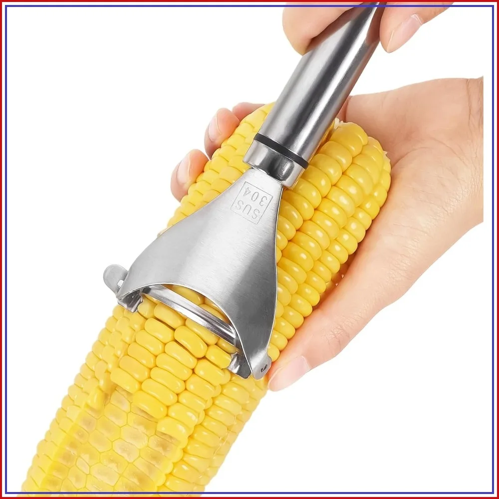 Corn Peeler, Corn Cob Stripper Tool, 304 Stainless Steel Corn Remover, Quickly Remove Corn Kernels from Cobs, Kitchen Gadget
Corn Peeler, Corn Cob Stripper Tool, 304 Stainless Steel Corn Remover, Quickly Remove Corn Kernels from Cobs, Kitchen Gadget