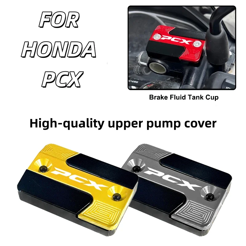 1pc Aluminum Alloy Brake Fluid Reservoir Cover For Honda PCX125 PCX150 PCX160 CNC Oil Cup Cap Motorcycle Modification Accessory
1pc Aluminum Alloy Brake Fluid Reservoir Cover For Honda PCX125 PCX150 PCX160 CNC Oil Cup Cap Motorcycle Modification Accessory