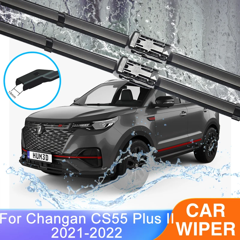 2x для Changan CS55 Plus II MK2 2021 2022 Комплект щеток переднего стеклоочистителя Автоматическая очистка лобового стекла Бескостный бескаркасный резиновый
2x для Changan CS55 Plus II MK2 2021 2022 Комплект щеток переднего стеклоочистителя Автоматическая очистка лобового стекла Бескостный бескаркасный резиновый