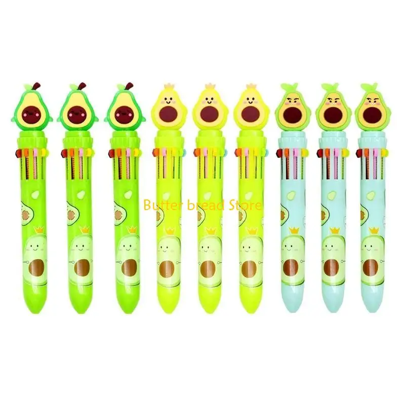 W89C 9Pcs/Pack Colored Ballpoint Pen 8 Different Colors for Student Writing Drawing
W89C 9Pcs/Pack Colored Ballpoint Pen 8 Different Colors for Student Writing Drawing