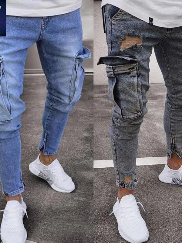 Trendy Men's Slim Fit Casual Jeans Multiple kets Long Pants mid Waist Zipper Closure All Season Wear Youth Faion
Trendy Men's Slim Fit Casual Jeans Multiple kets Long Pants mid Waist Zipper Closure All Season Wear Youth Faion