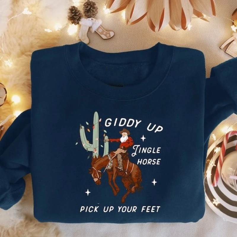 Cowboy Christmas Sweater Giddy Up Jingle Horse Pick Up Your Feet Funny Christmas Sweatshirt Jumpers Hoodie Howdy Country Hoody
Cowboy Christmas Sweater Giddy Up Jingle Horse Pick Up Your Feet Funny Christmas Sweatshirt Jumpers Hoodie Howdy Country Hoody