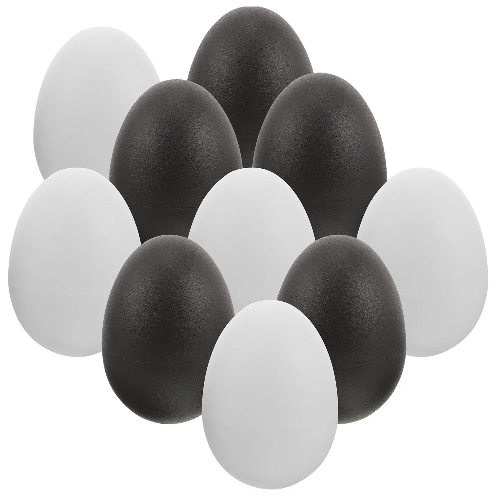10 Pcs Sand Egg Plastic Textured Surface Kids Musical Instrument Toy Black White Color Educational Percussion
10 Pcs Sand Egg Plastic Textured Surface Kids Musical Instrument Toy Black White Color Educational Percussion