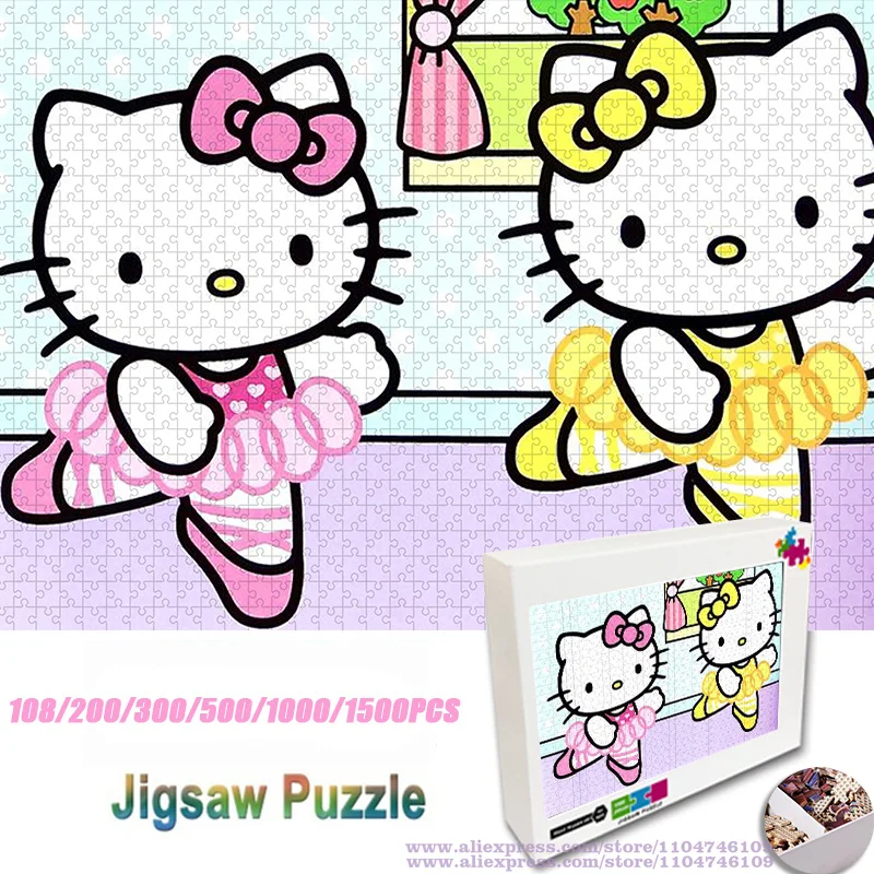Sanrio Hello Kitty Puzzle Jigsaw 108/200/300/500/1000/1500Pcs Intelligence Puzzles for Kids Birthday Gift Home Decoration
Sanrio Hello Kitty Puzzle Jigsaw 108/200/300/500/1000/1500Pcs Intelligence Puzzles for Kids Birthday Gift Home Decoration