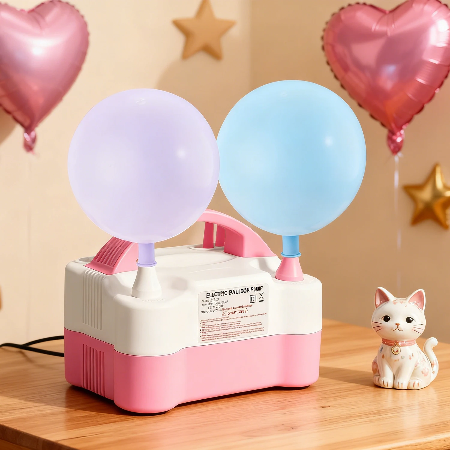 Электрический насос для шаров, портативный автоматический надуватель с двумя насадками и инструментом для завязывания, подходит для украшения праздничных вечеринок и дней рождения.
Электрический насос для шаров, портативный автоматический надуватель с двумя насадками и инструментом для завязывания, подходит для украшения праздничных вечеринок и дней рождения.