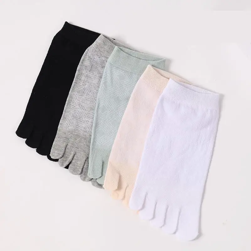 Summer Thin Ladies Five-finger Socks Breathable Short Mesh Solid Color Women Cotton Five-toe Socks Set
Summer Thin Ladies Five-finger Socks Breathable Short Mesh Solid Color Women Cotton Five-toe Socks Set