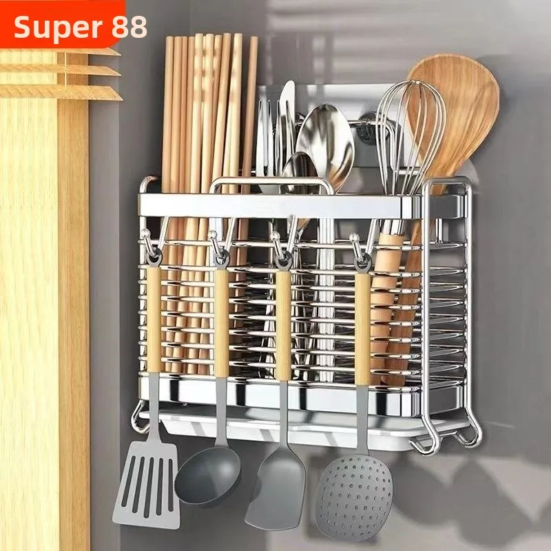 Настенный органайзер для кухни из нержавеющей стали без сверления, держатель для ложек, поддон для слива, органайзер для кухонных принадлежностей, синий...
Настенный органайзер для кухни из нержавеющей стали без сверления, держатель для ложек, поддон для слива, органайзер для кухонных принадлежностей, синий...