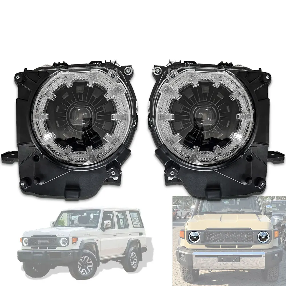 for upgrade 2024 toyota land cruiser FJ79 76 78 70 LC76 79 LED head lamp headlight
for upgrade 2024 toyota land cruiser FJ79 76 78 70 LC76 79 LED head lamp headlight