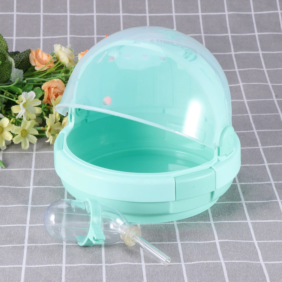 Hamster Transparent Cage Small Animal Portable Carrier Box Light Green Multifunction Safe Material Ventilated Cover Outdoor
Hamster Transparent Cage Small Animal Portable Carrier Box Light Green Multifunction Safe Material Ventilated Cover Outdoor