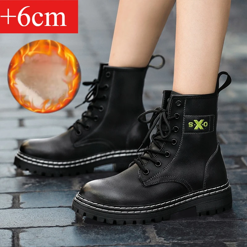 Unisex Ankel Boots Elevator Height Increase Shoes for Men Insole 6CM Adjustable Shoe Lifts Women Leather Plus Size 35-47
Unisex Ankel Boots Elevator Height Increase Shoes for Men Insole 6CM Adjustable Shoe Lifts Women Leather Plus Size 35-47