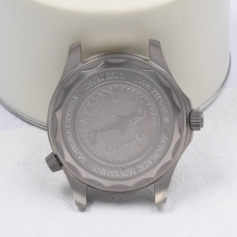 Heimdalllr Seamaster 007 Titanium Diving Watch Case Luminous Sapphire glass For NH35/36 Movement Fit SEIKO Watch Case 42mm
Heimdalllr Seamaster 007 Titanium Diving Watch Case Luminous Sapphire glass For NH35/36 Movement Fit SEIKO Watch Case 42mm