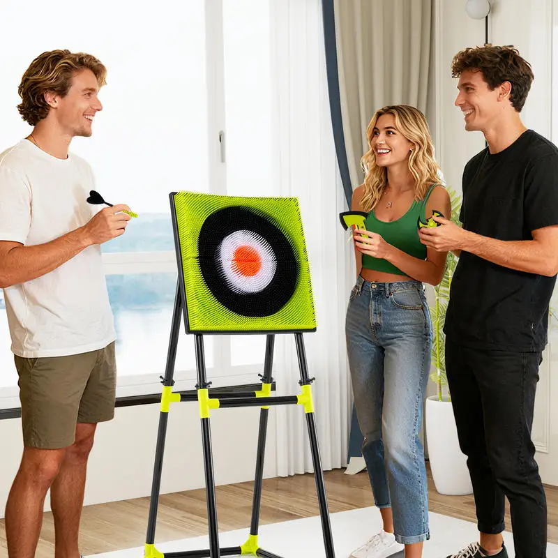 4 in 1 Throwing Target Set Kids Throwing Game with Bristle Target
4 in 1 Throwing Target Set Kids Throwing Game with Bristle Target