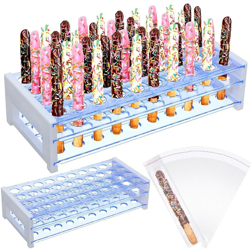 Pretzel Rod Holder & 100 Pcs Clear Pretzel Rod Bags Plastic Pretzel Sticks Holder For Christmas Wedding Birthday Treat
Pretzel Rod Holder & 100 Pcs Clear Pretzel Rod Bags Plastic Pretzel Sticks Holder For Christmas Wedding Birthday Treat