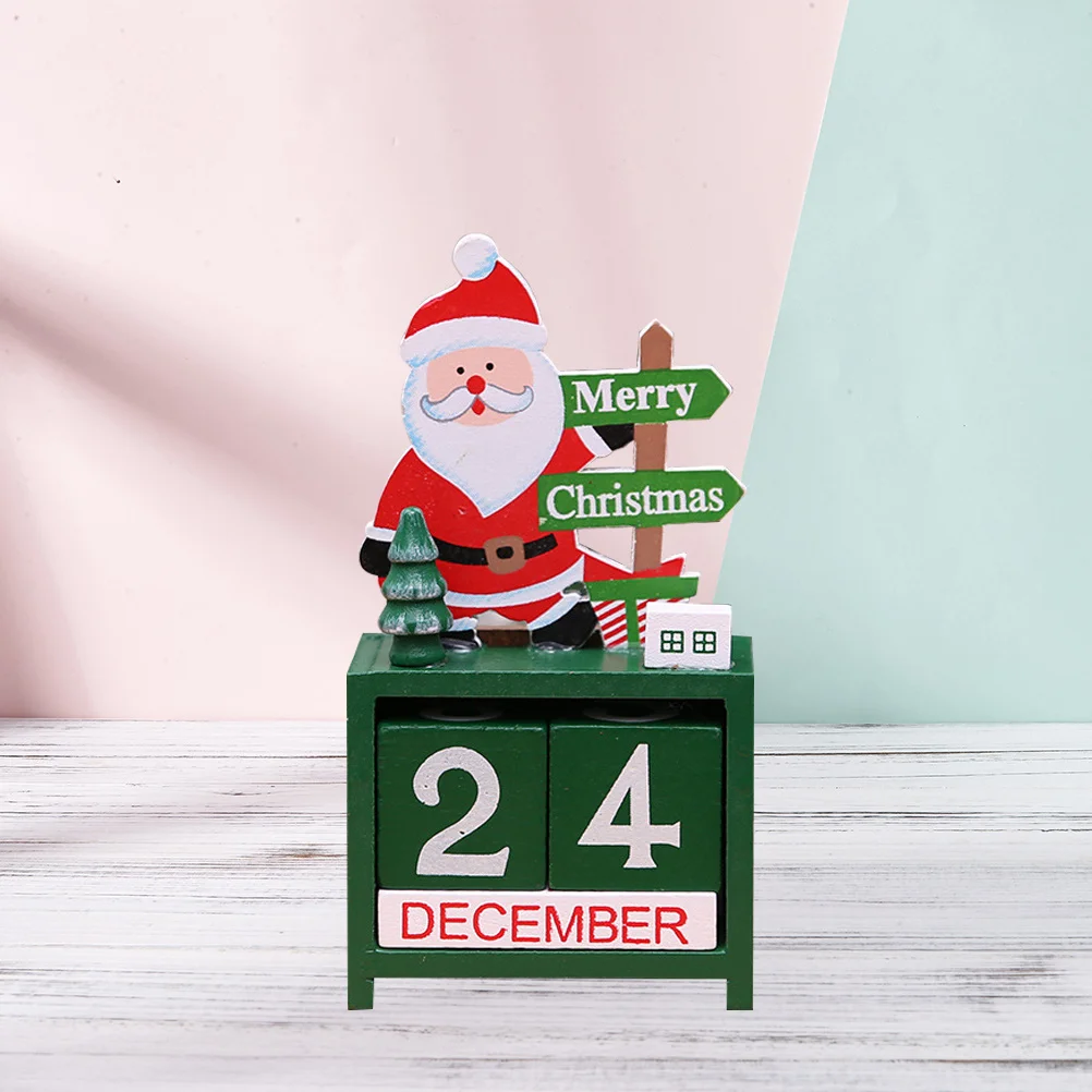 Desktop Perpetual Wood Calendar Santa Claus Decorated Classic Xmas Cartoon Christmas Wooden Desktop Calendar Office Study Table 
Desktop Perpetual Wood Calendar Santa Claus Decorated Classic Xmas Cartoon Christmas Wooden Desktop Calendar Office Study Table