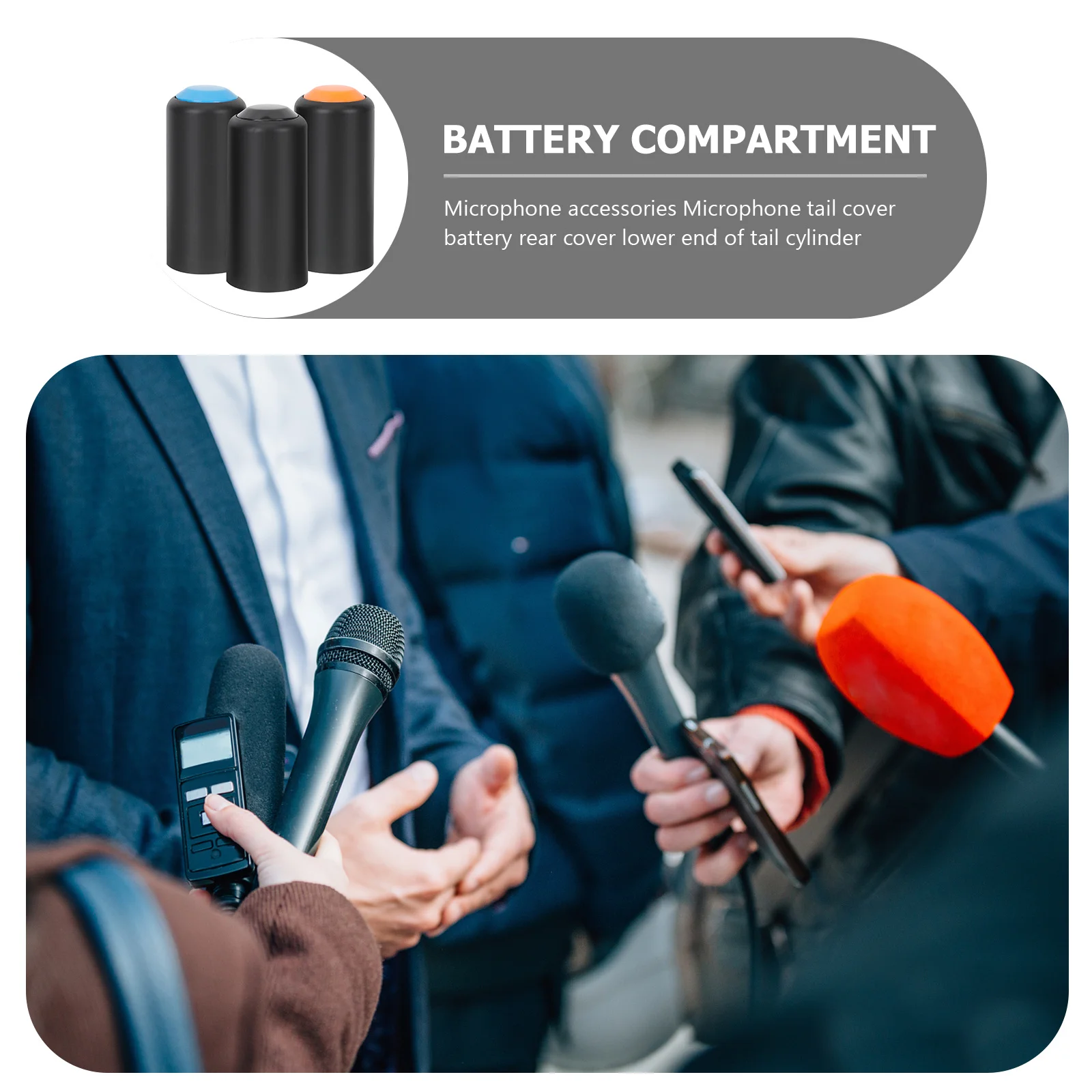 3pcs Practical Wireless Mic Caps Replacement Cover for Microphone Cover Screw on Cap Microphone Parts Kit
3pcs Practical Wireless Mic Caps Replacement Cover for Microphone Cover Screw on Cap Microphone Parts Kit