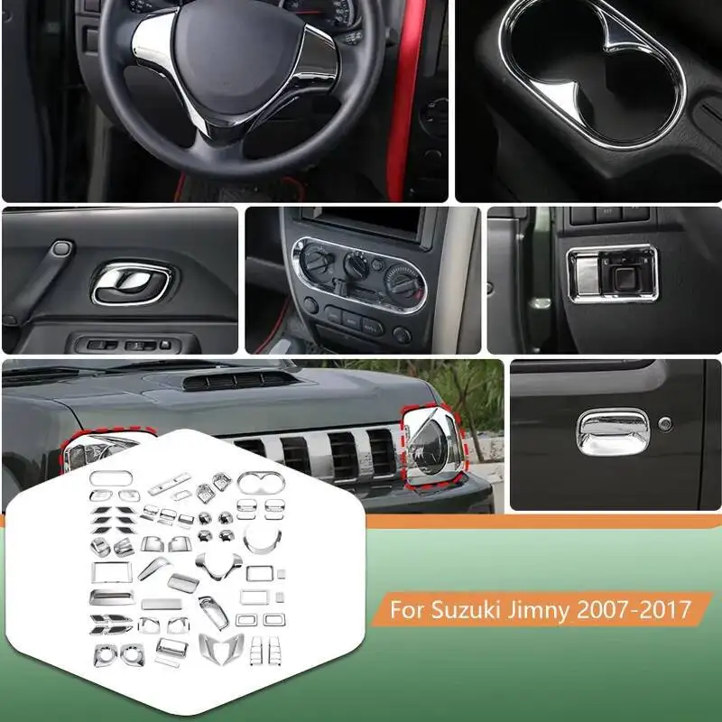 Car ABS Taillight Lamp Decoration Steering wheel Cover Stickers For Suzuki Jimny 2007-2017 Car Interior Exterior Accessories
Car ABS Taillight Lamp Decoration Steering wheel Cover Stickers For Suzuki Jimny 2007-2017 Car Interior Exterior Accessories