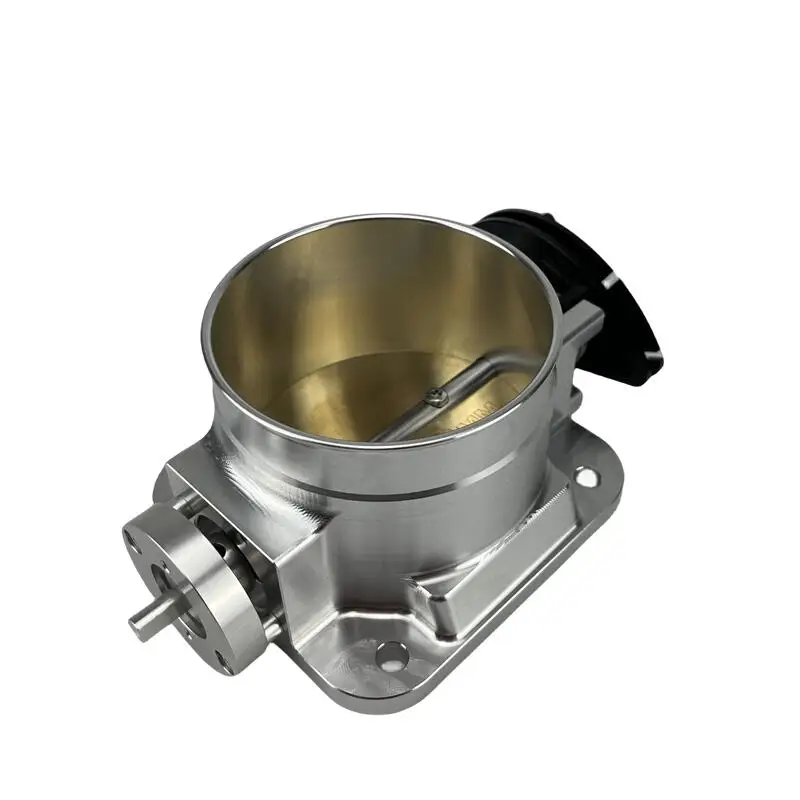 Factory Customized Billet Made from CNC machined t6 billet aluminum Throttle Body (90mm)
Factory Customized Billet Made from CNC machined t6 billet aluminum Throttle Body (90mm)