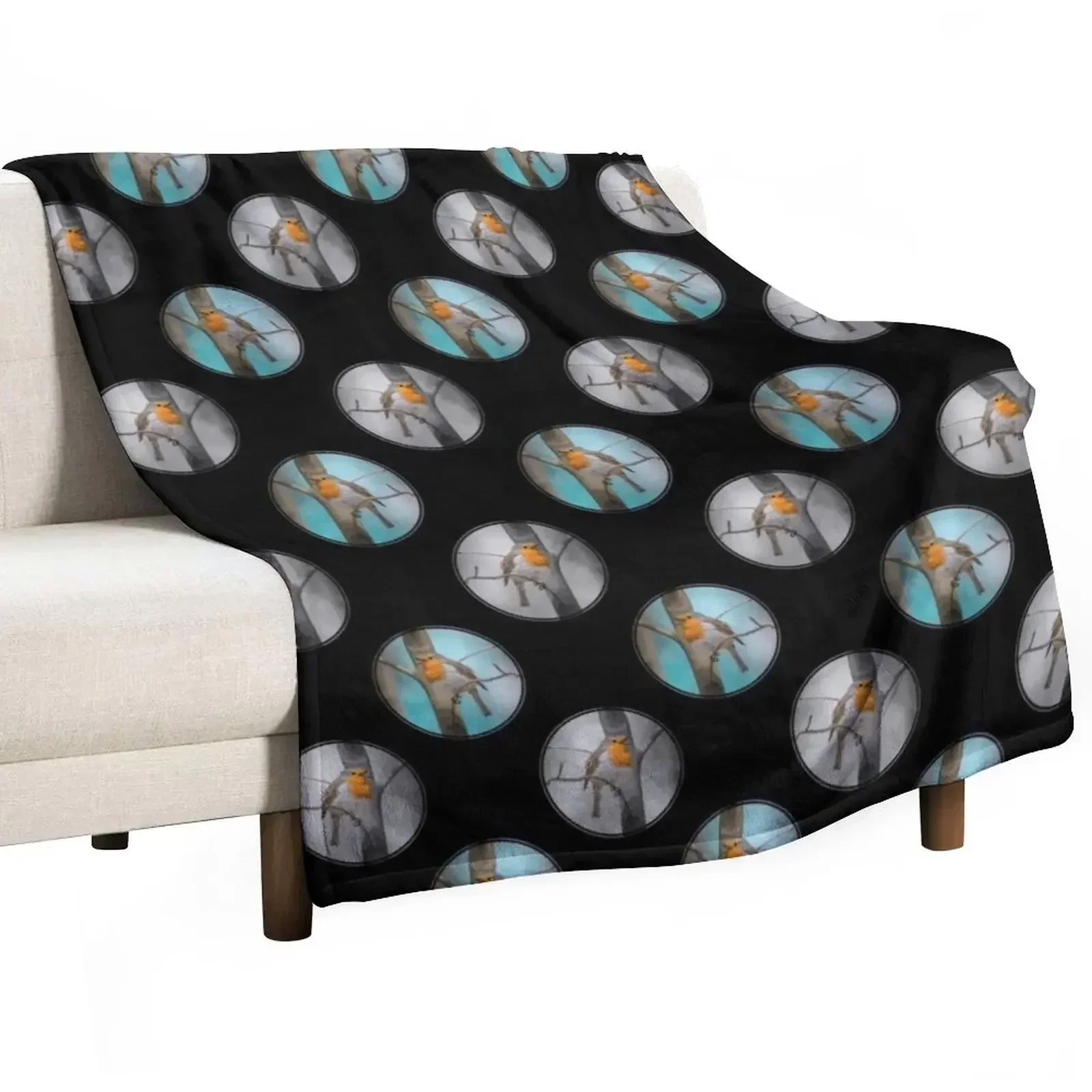 European Robin (Erithacus rubecula) seamless Throw Blanket Flannel Fabric Shaggy Decorative Throw for sofa Blankets
European Robin (Erithacus rubecula) seamless Throw Blanket Flannel Fabric Shaggy Decorative Throw for sofa Blankets