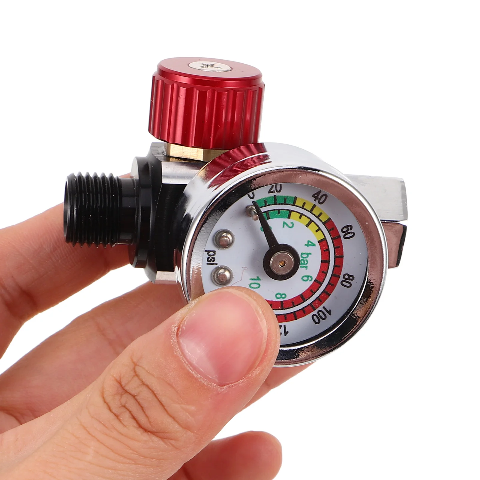 Paint Pressure Regulating Valve Air Compressor Tire Inflation Gauge Precision Control Sprayer Pressure Regulator Durable Metal
Paint Pressure Regulating Valve Air Compressor Tire Inflation Gauge Precision Control Sprayer Pressure Regulator Durable Metal